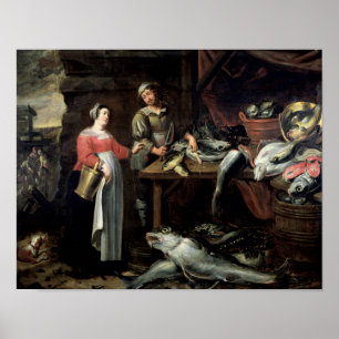 Poster Le poissonnier