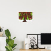 Poster Le pommier (Bureau à domicile)