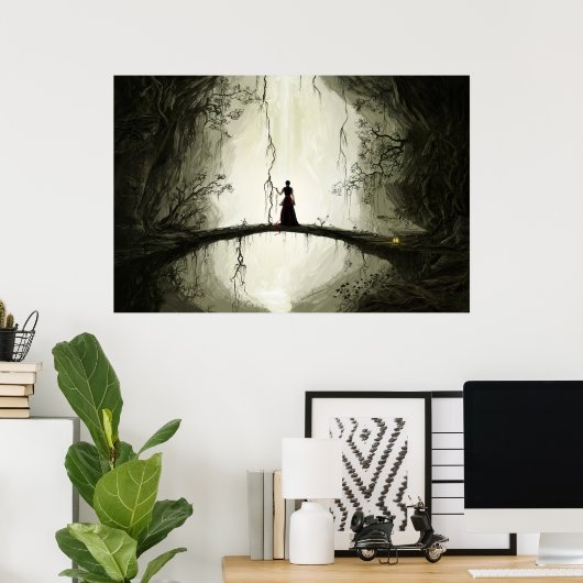 Poster Le pont (Bureau à domicile)