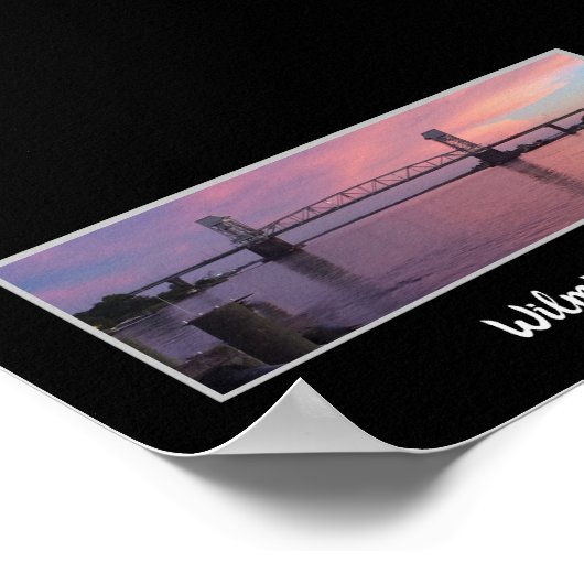 Poster Le pont à Wilmington, NC (Coin)