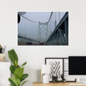 Poster Le pont Ben Franklin (Bureau à domicile)