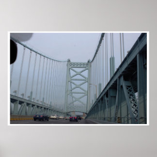 Poster Le pont Ben Franklin