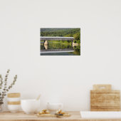 Poster Le pont couvert de Windsor-Cornish enjambe la (Cuisine)