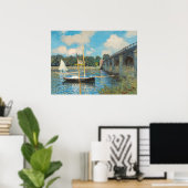 Poster Le pont d'Argenteuil - Claude Monet Fine Art (Bureau à domicile)