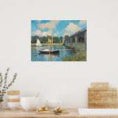 Poster Le pont d'Argenteuil - Claude Monet Fine Art (Cuisine)