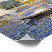 Poster Le pont d'Argenteuil, Monet (Coin)