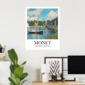 Poster Le pont d'Argenteuil par Claude Monet (Bureau à domicile)