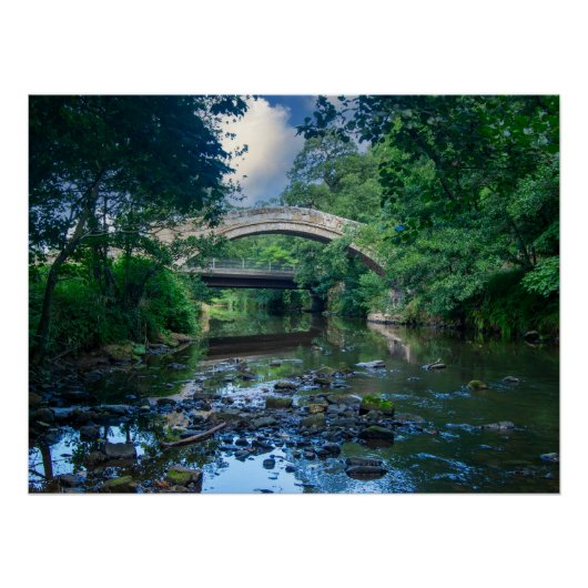 Poster Le pont de Beggar, Glaisdale (Devant)