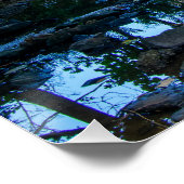 Poster Le pont de Beggar, Glaisdale (Coin)