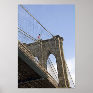 Poster Le pont de Brooklyn à New York City, New