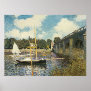 Poster Le Pont de l'autoroute à Argenteuil par Claude Mon