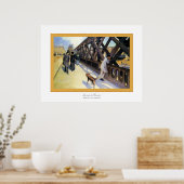 Poster Le pont de l'Europe~ Gustave Caillebotte (Cuisine)