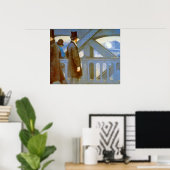 Poster Le Pont de L'Europe par Gustave Caillebotte (Bureau à domicile)