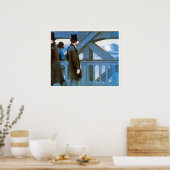Poster Le Pont de l'Europe par Gustave Caillebotte (Cuisine)
