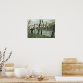 Poster Le pont de Mantes (Cuisine)