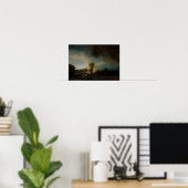 Poster Le pont de pierre (Bureau à domicile)