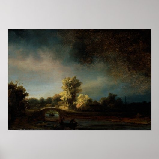 Poster Le pont de pierre (Devant)