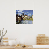 Poster Le pont de Villeneuve-la-Garenne (Cuisine)