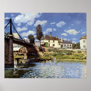Poster Le pont de Villeneuve-la-Garenne