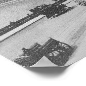 Poster Le pont de Westminster et les Maisons de (Coin)