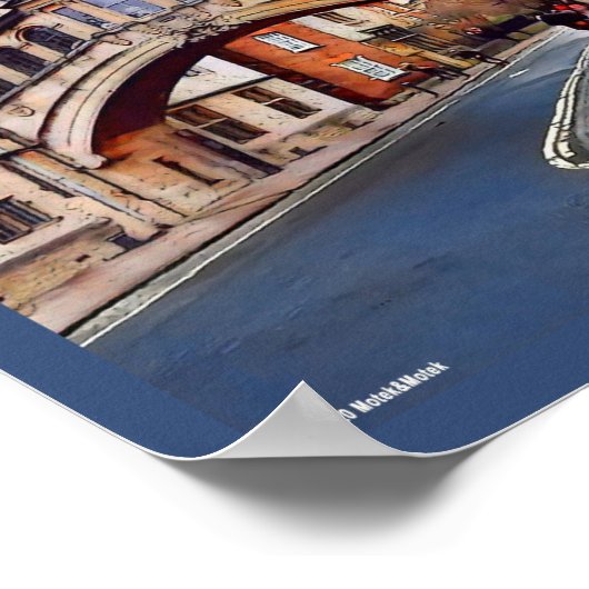 Poster Le Pont des Soupirs - Oxford (Coin)