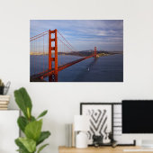 Poster Le pont du Golden Gate du Marin (Bureau à domicile)