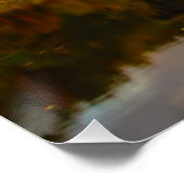 Poster Le pont du roi de France à l'automne (Coin)
