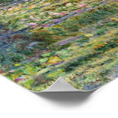 Poster Le pont japonais de Claude Monet (Coin)