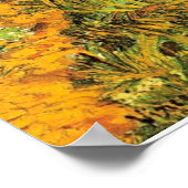 Poster Le pont Langlois à Arles par Vincent van Gogh (Coin)