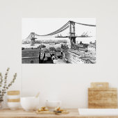 Poster Le pont Manhattan (Cuisine)