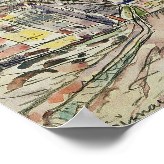 Poster Le Pont Neuf, Paris, 1927 (Coin)