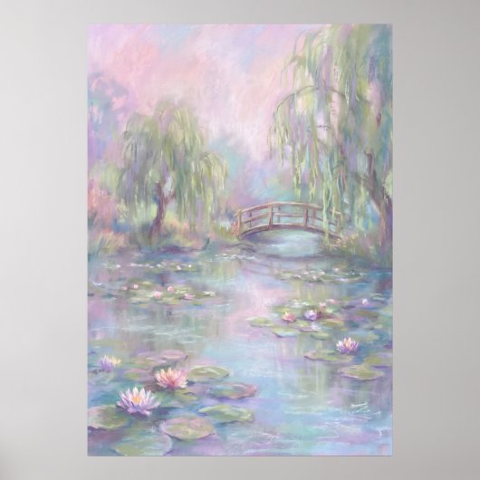 Poster Le Pont Pastel de l'Art Mural de l'Esprit Calme (Devant)
