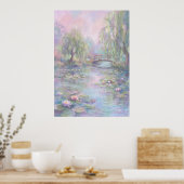 Poster Le Pont Pastel de l'Art Mural de l'Esprit Calme (Cuisine)