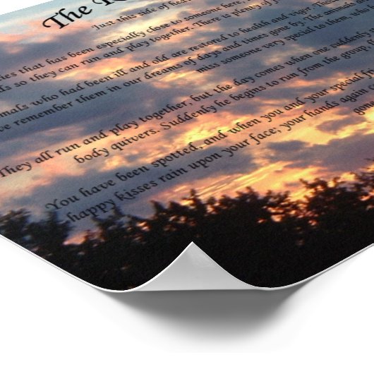 Poster Le pont Rainbow (Coin)