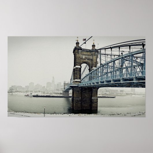Poster Le pont Roebling (Devant)