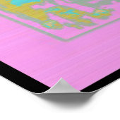 Poster Le Pop Art Abraham Lincoln et son chat "Dixie" (Coin)