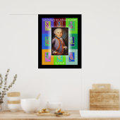 Poster Le Pop Art petit Mozart (Cuisine)