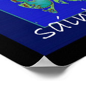 Poster Le Pop Art Saint Bernadette (Coin)