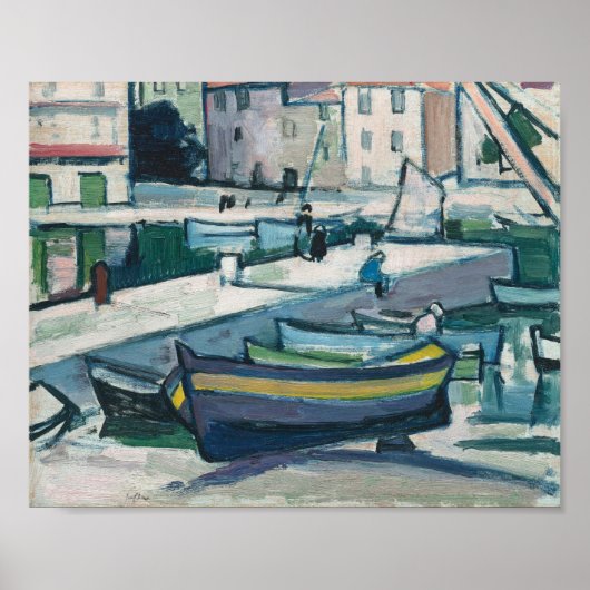 Poster Le Port, Cassis | Samuel John Peploe (Devant)