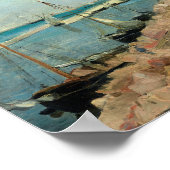 Poster Le port de Cherbourg | Berthe Morisot (Coin)