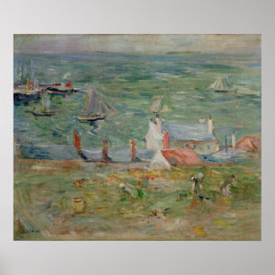 Poster Le port de Gorey à Jersey, 1886