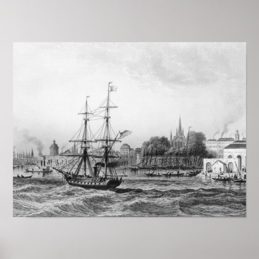 Poster Le port de La Nouvelle-Orléans (Devant)