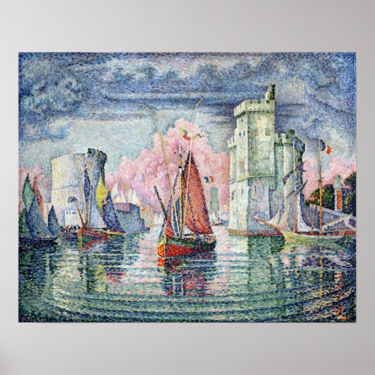 Poster Le port de La Rochelle, 1921 (Devant)