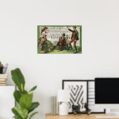 Poster Le port de la Sheetmusic verte (Bureau à domicile)