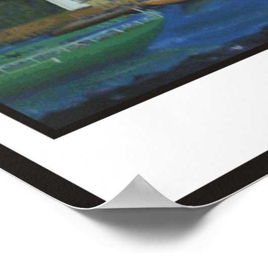 Poster Le port de Lahaina (Coin)