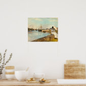 Poster Le port de Lorient par Berthe Morisot (Cuisine)
