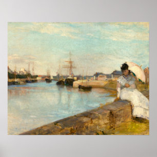 Poster Le port de Lorient par Berthe Morisot