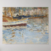 Poster Le Port de Nice | Berthe Morisot (Devant)