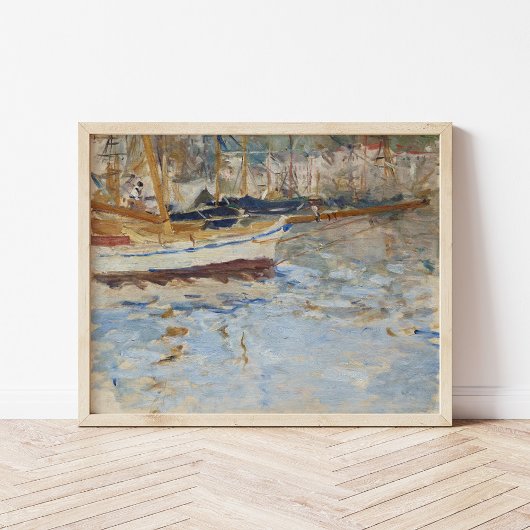 Poster Le Port de Nice | Berthe Morisot