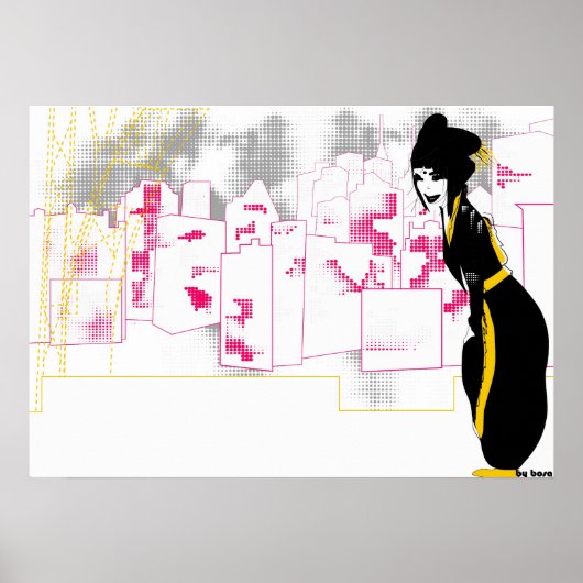 Poster Le port de Queensboro (Devant)